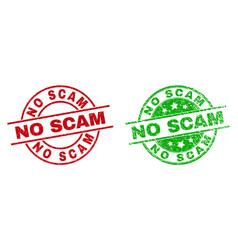 No Scam Round Stamp Seals With Unclean Style