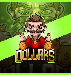 Dollars Esport Mascot Logo Design