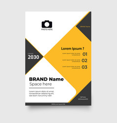 Modern Yellow Travel Flyer Design