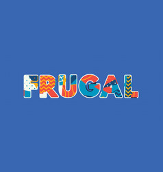 Frugal Concept Word Art