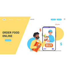 Online Grocery Store Shopping With Mobile Phone