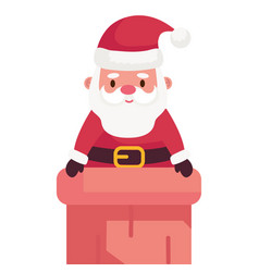 Santa Claus In Chimney