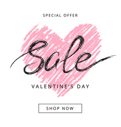 Banner Of Valentines Day Sale Offer