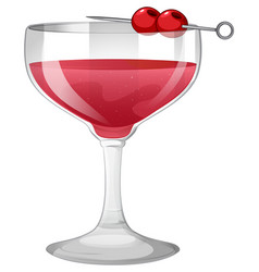 A Cocktail With Cherries