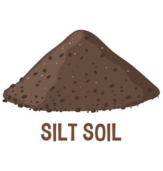 Cartoon Image Of A Pile Of Silt Soil