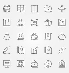 Ghostwriter Icons Set