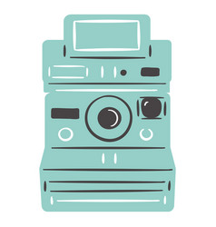 Polaroid Camera Hand Drawn Design