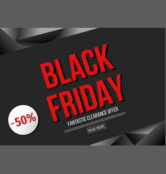 Black Friday Fantastic Clearance Offer Banner