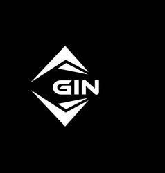 Gin Abstract Technology Logo Design On Black