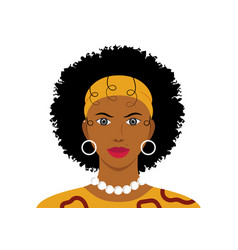 Portrait Of Elegante Cute Black Woman