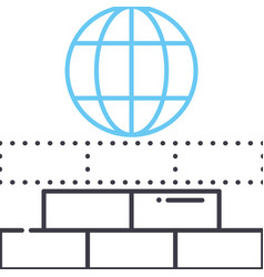 Dream Big Act Small Line Icon Outline Symbol