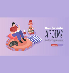 Poetry Isometric Poster