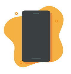 Cell Phone Mockup Screen Blank Icon Graphic Flat