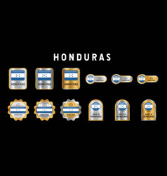 Made In Honduras Label Stamp Badge Or Logo