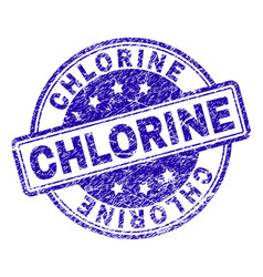 Scratched Textured Chlorine Stamp Seal