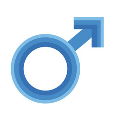 Blue Male Gender Symbol