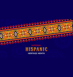 Ethnic Ornament National Hispanic Heritage Banner