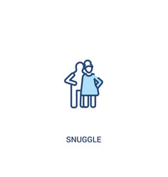 Snuggle Concept 2 Colored Icon Simple Line