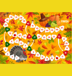 Thanksgiving Board Game Turkey Leaves Harvest