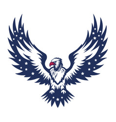 American Flying Eagle Logo On White Background