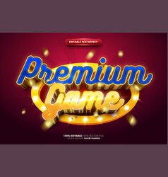 New Super Premium Game Badge 3d Editable Text