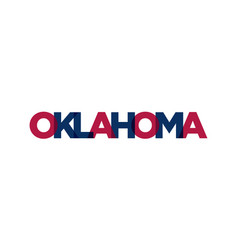 Oklahoma Usa Typography Slogan Design America