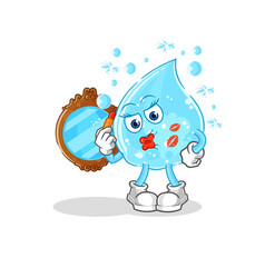 Soda Water Make Up Mascot Cartoon