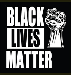 Black lives matter drawing hand 4 Royalty Free Vector Image