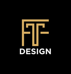 Ft Or Tf Luxury Initial Logo Design