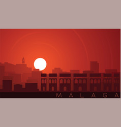 M Laga Low Sun Skyline Scene