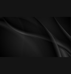 Abstract Black Smooth Blurred Waves Background