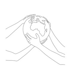 Esg Planet Atmosphere Protection Line Art