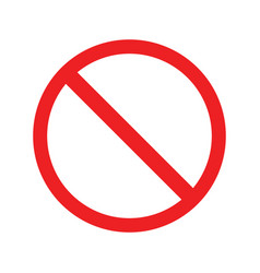 No Sign Icon