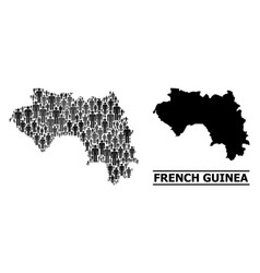 Demographics Mosaic Map French Guinea