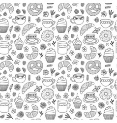 Breakfast Time Seamless Pattern