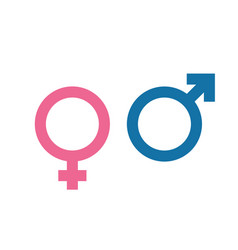 Gender Symbol Female And Male Icon Man Woman