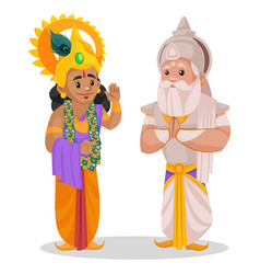 Bhishma Pitamaha Cartoon Character