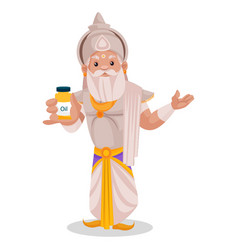 Bhishma Pitamaha Cartoon Character