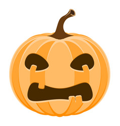 Horrible Pumpkin Halloween Stock