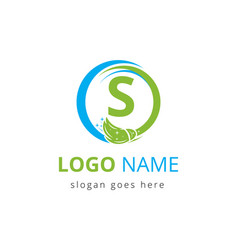 Letter S Cleaning Service Logo Design Concept