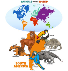 Educational Cartoon South American Animals