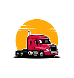 Trucking Company Logo Semi Truck 18 Wheeler