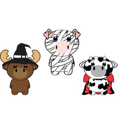 Chubby Baby Animals Character Cartoon