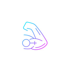 Mentally Strong Women Gradient Linear Icon