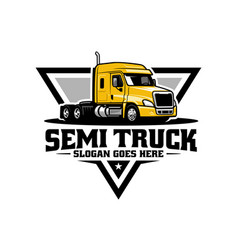 Trucking Company Logo Semi Truck 18 Wheeler