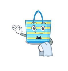 A Cartoon Character Beach Bag Waiter Working