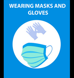 Use Mask And Hand Gloves At Office And Work Place