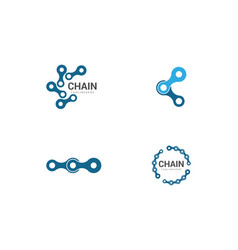 Chain logo design Royalty Free Vector Image - VectorStock