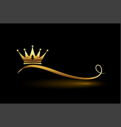 Golden Crown Background To Add Touch Of Royalty