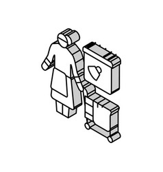 Regular Cleaning Isometric Icon